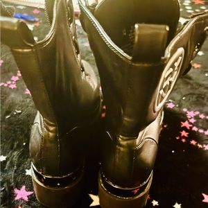 DKNY boots details above in the picture
